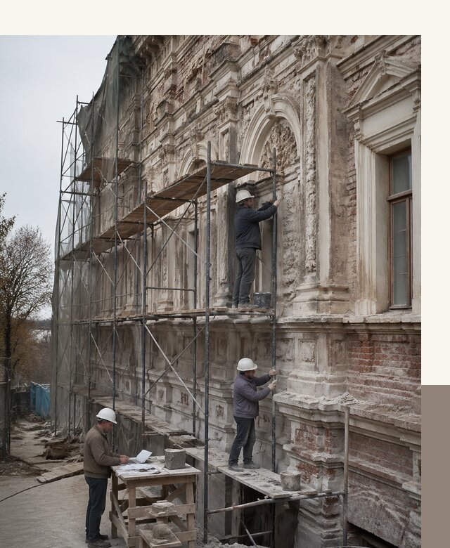 Реставрация объектов культурного наследия под ключ в Южноуральске